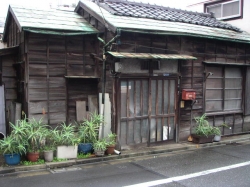 Wooden building in central Tokyo