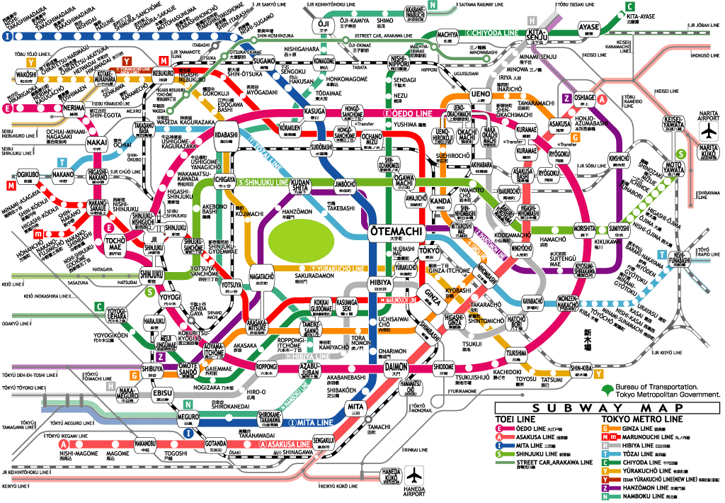 Transportation in Tokyo - Japan Travel Guide - Wa-pedia