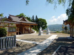 Shrine & scenery, Hiraizumi