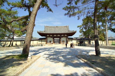 Nandaimon Gate, Hōryū-ji Temple, near Nara