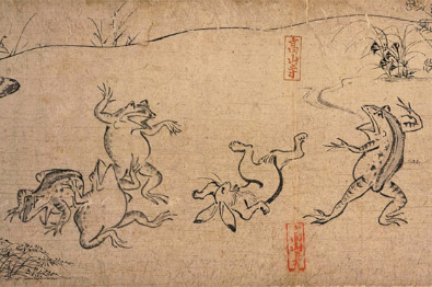 Chōjū-giga picture scroll, Kōzan-ji Temple, Kyoto