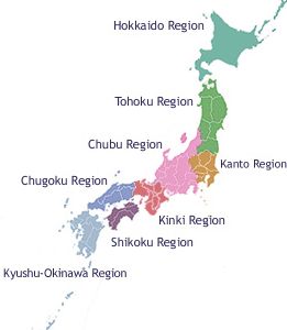 Map of Japan