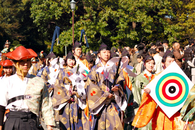 Archers at the Autumn Grand Festival, Meiji-jingū Shrine