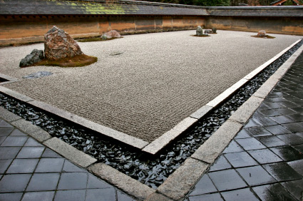 Karesansui (dry garden), Ryōanji Temple, Kyōto