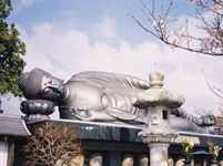 Reclining Buddha, Koto-ji temple, Shimabara