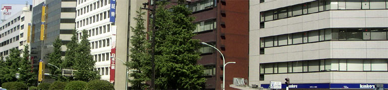 Company buildings on the Showa Avenue, Nihombashi, Tokyo