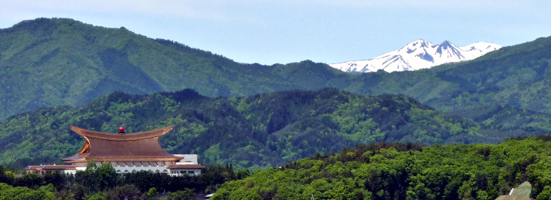Main World Shrine & Hida mountains, Takayama Main World Shrine & Hida mountains, Takayama