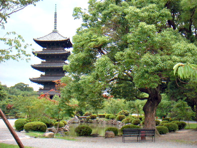 Five-storied pagoda, Tō-ji Temple, Kyoto