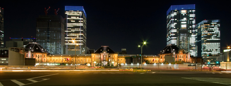 Tokyo Station & Yaesu at night Tokyo Station & Yaesu at night