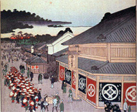 Tokyo during the Edo period