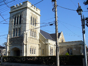 Yokohama Christ Church on the Bluff (photo by Wish.F)
