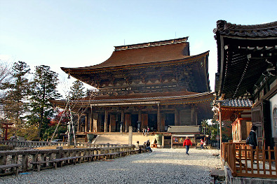 Zaō-dō Hall, Kimpusen-ji Temple, Yoshino (photo by 663highland- Creative Commons licence)